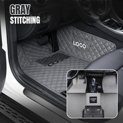 Elvie 2026 Premium 5-Layer Leather Custom Floor Mats for Cars