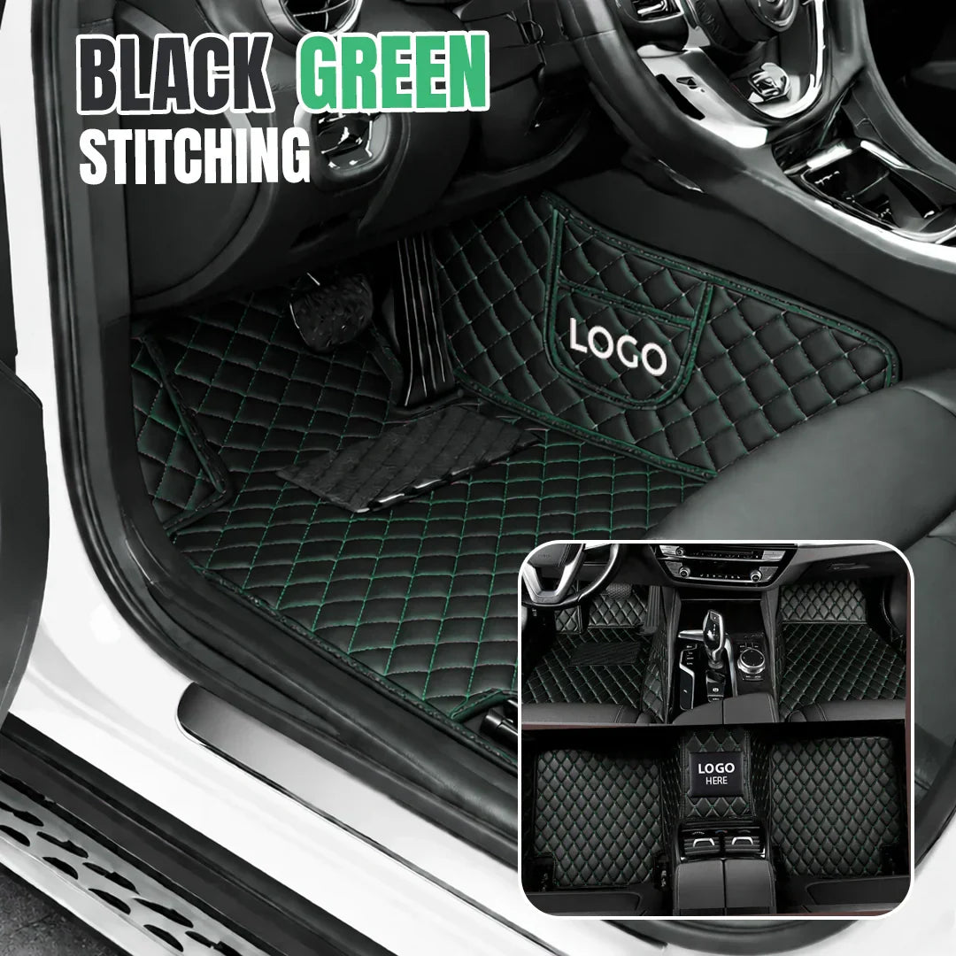 Elvie 2026 Premium 5-Layer Leather Custom Floor Mats for Cars