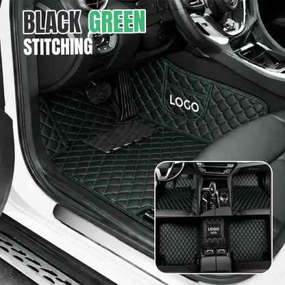 Elvie 2026 Premium 5-Layer Leather Custom Floor Mats for Cars