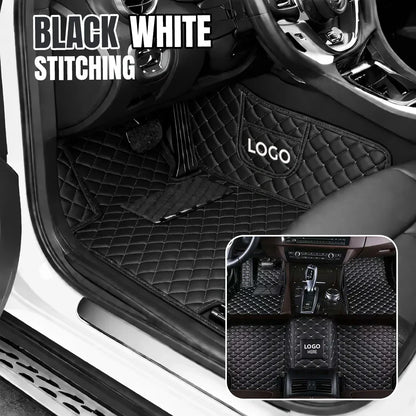 Elvie 2026 Premium 5-Layer Leather Custom Floor Mats for Cars